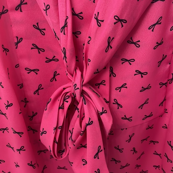 Loft pink bow tie button down tank pink - Picture 3 of 4